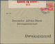 Delcampe - Südwestafrika: 1915/1919, 28 Covers With KGV Frankings, All Inland Mail, Often German Business Mail - Afrique Du Sud-Ouest (1923-1990)