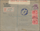 Delcampe - Südwestafrika: 1915/1919, 28 Covers With KGV Frankings, All Inland Mail, Often German Business Mail - Afrique Du Sud-Ouest (1923-1990)