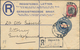 Delcampe - Südwestafrika: 1923/1928, 15 Used Registered Letter Stationary Envelopes (Higgins & Gage Ex No. 3/11 - Afrique Du Sud-Ouest (1923-1990)