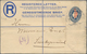 Delcampe - Südwestafrika: 1923/1928, 15 Used Registered Letter Stationary Envelopes (Higgins & Gage Ex No. 3/11 - Afrique Du Sud-Ouest (1923-1990)