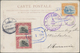 Mittel- Und Südamerika: 1890/1962, Covers/used Stationery Of Costa Rica (21, Inc. Card 1893 To Seneg - Autres - Amérique