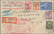 Flugpost Deutschland: 1912 - 1938, 34 Belege, Dabei U.a. Aus 1927 Brief Mit 25 Mark Porto Von Dessau - Airmail & Zeppelin