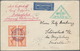 Flugpost Deutschland: 1912 - 1938, 34 Belege, Dabei U.a. Aus 1927 Brief Mit 25 Mark Porto Von Dessau - Poste Aérienne & Zeppelin