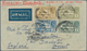 Flugpost Alle Welt: 1912/1934, Lot Of Ten Covers/cards (nine Of Them Airmail), Comprising Three Card - Sonstige & Ohne Zuordnung