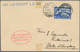 Delcampe - Zeppelinpost Deutschland: 1912/1945 (ca): Posten Mit über 90 Teils Sehr Raren Zeppelin-Belegen, Indi - Luft- Und Zeppelinpost