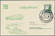 Delcampe - Zeppelinpost Deutschland: 1912/1945 (ca): Posten Mit über 90 Teils Sehr Raren Zeppelin-Belegen, Indi - Luft- Und Zeppelinpost