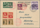 Delcampe - Zeppelinpost Deutschland: 1912/1945 (ca): Posten Mit über 90 Teils Sehr Raren Zeppelin-Belegen, Indi - Posta Aerea & Zeppelin