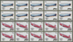 Thematik: Flugzeuge, Luftfahrt / Airoplanes, Aviation: 1983, Niue. Lot Containing 10 IMPERFORATE Set - Airplanes