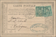 Frankreich: 1876 Approx. 30 Precursor Cards (cartes Précuseurs), Some Errors In The Print Data (miss - Collections