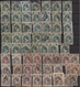 Delcampe - Niederlande: 1891/1908 Ca., PLATE FLAWS And VARIETIES, Extensive Accumulation With Hundreds Of Stamp - Storia Postale