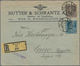 Delcampe - Österreich: 1867/2000 Bestand Von Ca. 740 Briefen, Dienstbriefen, Karten (teilweise Mit Werbung), An - Sammlungen