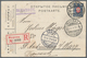 Russland: 1863/1924, Holding Of Ca. 120 Letters, Some Parcel Cards, Postcards (incl. By Registered M - Oblitérés