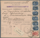 Delcampe - Russland: 1863/1924, Holding Of Ca. 120 Letters, Some Parcel Cards, Postcards (incl. By Registered M - Oblitérés