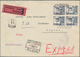 Spanien: 1865/1995, Holding Of About 180 Letters, Service Letters, Cards, Picture-postcards (a Card - Oblitérés