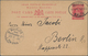 Delcampe - Europa: 1873/1968, Holding Of About 120 Letters, Cards, Parcel Cards And Used Postal Stationery, Inc - Europe (Other)