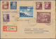 DDR: 1949 - 1950, 4 Briefe, Dabei Luftpost Und Einschreiben Mit Guten Frankaturen Nach Argentinien I - Sammlungen