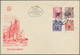 Deutschland: 1872/1954, Kleines Lot Mit Frankostempel Hamburg Auf Brief Nach Frankreich, Kiautschou - Sammlungen