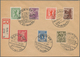 Deutschland: 1890/1949, Kl. Partie Mit 14 Briefen Und Ganzsachen Meist Dt. Reich Dabei Bessere Frank - Collections