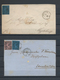 Sachsen - Marken Und Briefe: 1850/1867, Meist Gestempelte Sammlung Von Ca. 180 Marken Und 21 Briefen - Saxe