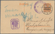 Delcampe - Deutsche Besetzung I. WK: Deutsche Post In Polen - Ganzsachen: 1915/1918, Partie Von 30 Ganzsachenka - Besetzungen 1914-18