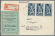 Delcampe - Deutsche Abstimmungsgebiete: Saargebiet: 1920/1958, Alt- Und Neusaar, Vielseitige Partie Von Ca. 240 - Covers & Documents