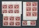 Feldpostmarken: 1944, Agramer Aufdruck Auf Durchstochener Marke, Lot Von 37 Marken Teils In Einheite - Altri & Non Classificati