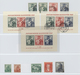 Deutschland Nach 1945: 1945/1959, Gestempelte Und Teils Auch Postfrische Sammlung Im Lindner-Ringbin - Collections