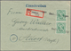 Alliierte Besetzung - Notstempel: Französische Zone: 1945/1948, Interesssantes Lot Von 75 Briefen Un - Other & Unclassified