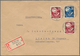 Delcampe - Französische Zone: 1946/1950, Vielseitiger Bestand Von Ca. 660 Briefen Und Karten Mit Allg.Ausgabe U - Sonstige & Ohne Zuordnung