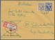 Delcampe - Bizone: 1945/1946, AM-POST, Vielseitiger Bestand Von Ca. 480 Bedarfs-Briefen/-Karten In Sehr Guter V - Autres & Non Classés