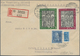 Bundesrepublik Deutschland: 1949/1954, 16 Briefe Mit Besseren Frankaturen, Dabei Drei Werte Helfer D - Collections