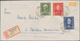 Bundesrepublik Deutschland: 1949/1954, Acht Einschreibebriefe Mit Besseren Frankaturen, Dabei Drei W - Collezioni
