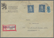 Delcampe - Bundesrepublik Deutschland: 1950/1960 (ca.), Vielseitiger Posten Von Ca. 180 Briefen Und Karten Mit - Collections