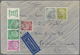 Bundesrepublik Deutschland: 1953/1959, Partie Von 33 Briefen/Karten Mit Dauerserien-Frankaturen Meis - Collections