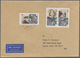 Delcampe - Bundesrepublik Deutschland: 1955/1995, Post Nach Übersee, Vielseitige Partie Von Ca. 68 Briefen Und - Sammlungen