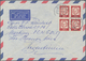 Bundesrepublik Deutschland: 1955/1998, Post Nach Übersee, Vielseitige Partie Von Ca. 69 Briefen Und - Collections