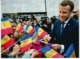 Visite Du President Macron , Co-Prince D'Andorre,  Septembre 2019.  De Gaulle Co-Prince Au Dos, Avec Cachet Andorre - Autres & Non Classés