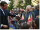 Visite Du President Francais E Macron,Co-Prince D'Andorre,Septembre 2019. De Gaulle Co-Prince Au Dos,avec Cachet Andorre - Cartoline Maximum