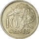 Monnaie, TRINIDAD & TOBAGO, 10 Cents, 1980, Franklin Mint, SUP, Copper-nickel - Trinidad & Tobago