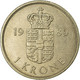 Monnaie, Danemark, Margrethe II, Krone, 1989, Copenhagen, TTB, Copper-nickel - Denemarken