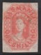 Tasmania 1858 1/- Vermillion Imperf MH  SG 41 - Ungebraucht