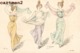 ILLUSTRATEUR F. CHAMOUIN STYLE ART NOUVEAU FEMME DANSE 1900 - Other & Unclassified