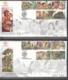 Indonesia 2000 Indonesian Folktales, Set Of 4 + S/S FDC, Good Condition. - Indonesia