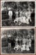 2 Photos Originales D'un Groupe Familiale En Forêt Avec Effet Flouté Pour La Pentecôte 1932 - Les 7 Erreurs Ou Plus  ! - Anonymous Persons