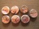 7 Coca-cola Caps Capsule - The Rubettes British Pop Band Music Tony Thorpe - Brassico Ghlin (Belgium) - Soda