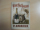 DOCUMENT PUBLICITAIRE P. ANDRIEUX GRANDS VINS MOUSSEUX SAUMUR - Publicidad