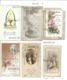 Lot De 12 Images Religieuses - Souvenir De Communion - Date Visible 1899 à 1962 - Toutes Scannées - Images Religieuses