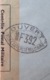 DF40266/701 - 1940 - TYPE PAIX - Bande De 5 N°283 Sur ✉️ Avec Pub MACON-GARE > SUISSE ☛ OUVERTE PAR L'AUTORITE MILITAIRE - Guerre (timbres De)