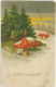 75-771 Mushrooms Fly-agaric Fliegenpilze New Year Estonia EAS Nr 817 - Pilze