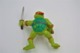 Vintage TEENAGE MUTANT NINJA TURTLE : MICHELANGELO - 6.5cm - TNMT - YOLANDA - 1988's - Action Figure - Rubber - Autres & Non Classés